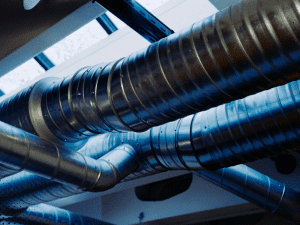 HVAC ductwork inside a Boise, ID home, inspected as part of a home inspection.