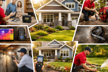 home inspection services in Boise, ID including thermal imaging, sewer scope, irrigation, and interior inspections.